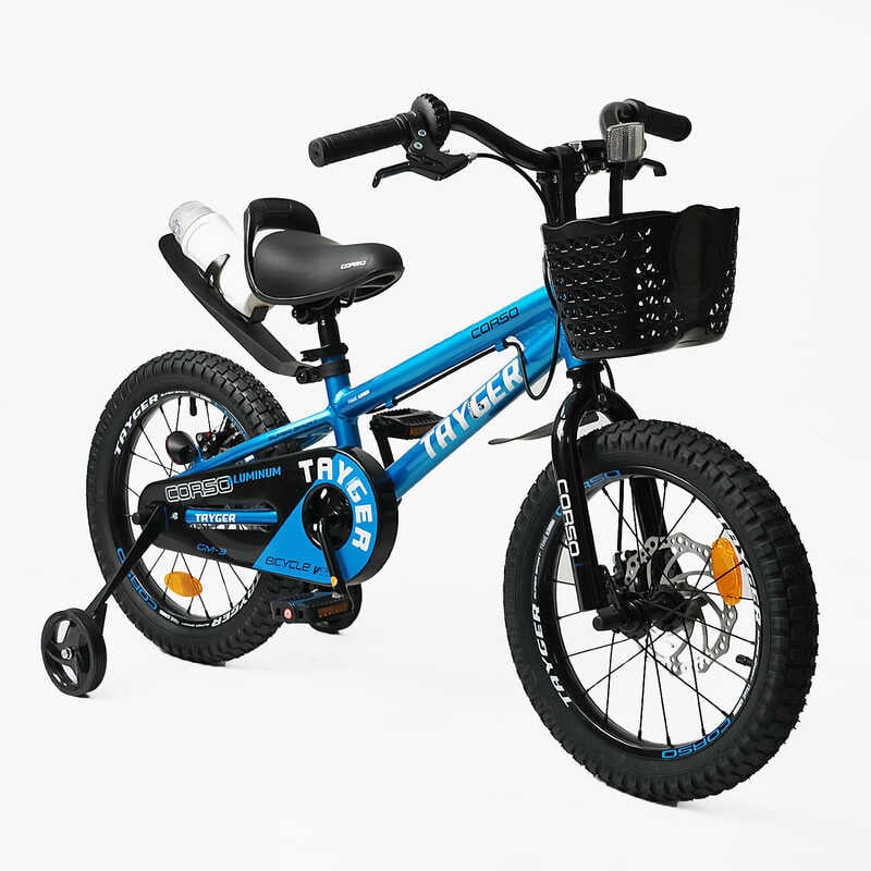 Велосипед 2-х колісний 16“ “CORSO“ TG-40654 “TAYGER“ Велосипед 2-х колісний 16“ “CORSO“ TG-40654 “TAYGER“