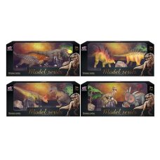 Набір динозаврів Q 9899 M 3 (48/2) 4 види, 4 елементи, 2 динозавра, 2 аксесуари, в коробці