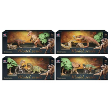 Набір динозаврів Q 9899 M 8 (48/2) 4 види, 4 елементи, 2 динозаври, 2 аксесуари, в коробці