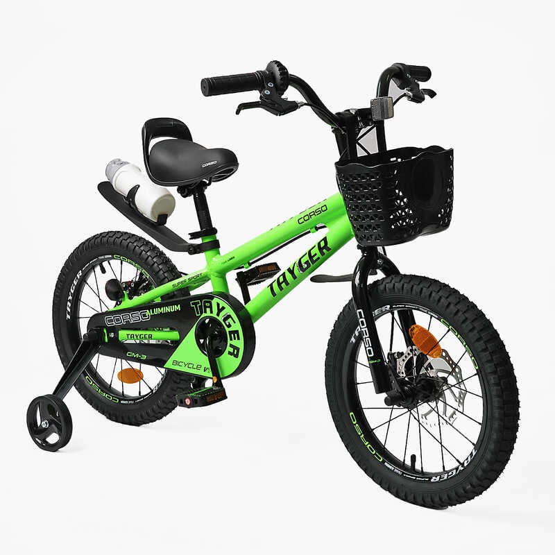 Велосипед 2-х колісний 16“ “CORSO“ TG-70411 “TAYGER“ Велосипед 2-х колісний 16“ “CORSO“ TG-70411 “TAYGER“