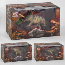 Набір динозаврів Q 9899-212 (24/2) 3 види, 6 елементів, 4 динозавра, в коробці
