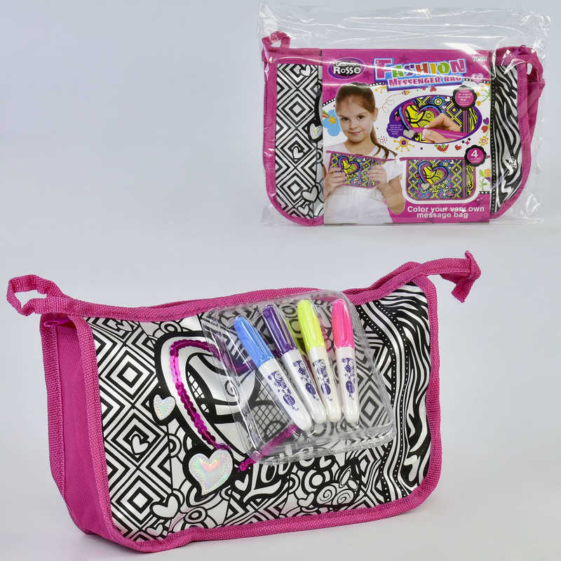 Набір для творчості - “РОЗМАЛЮЙ СУМКУ“ JX 20256 (168/2) в коробці