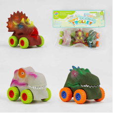 Набір пискавок 7217-4 (96/2) “Машинки-звірятка“, 3 штуки в пакеті