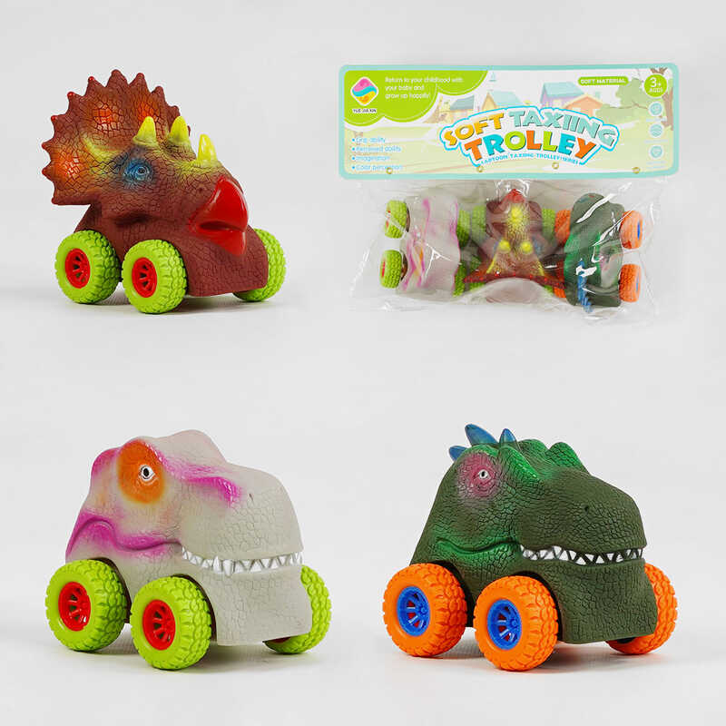 Набір пискавок 7217-4 (96/2) “Машинки-звірятка“, 3 штуки в пакеті Набір пискавок 7217-4 (96/2) “Машинки-звірятка“, 3 штуки в пакеті