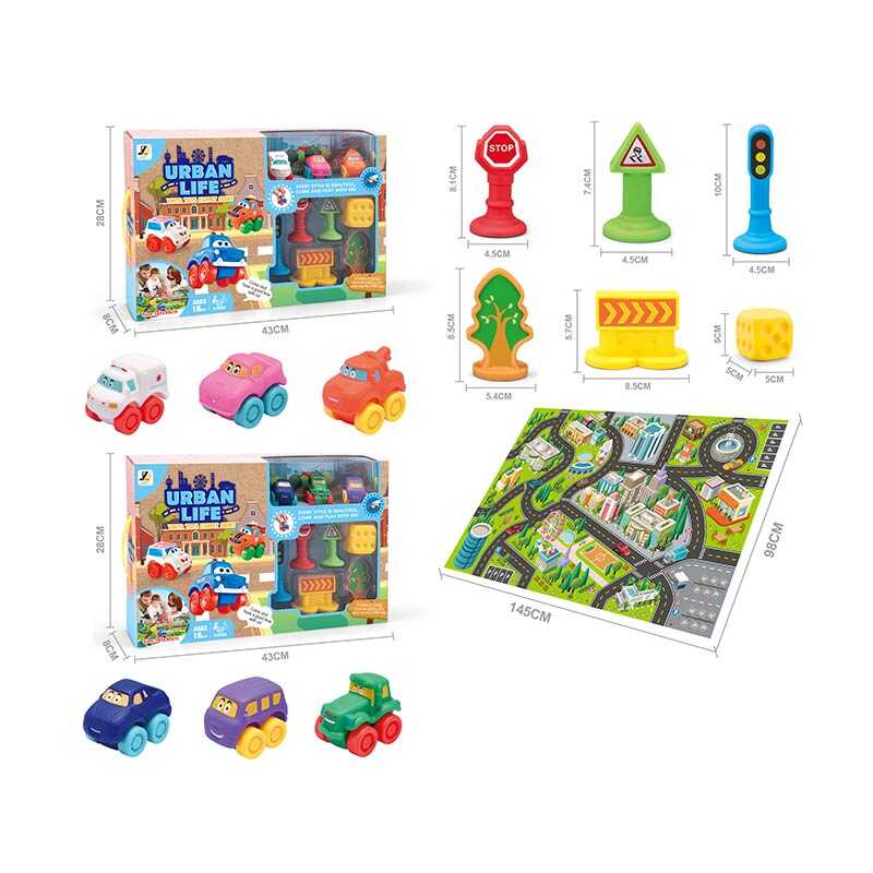 Набір машин JZD - 117 (12) 2 види, спецтехніка, ігровий килимок 145х98 см, 3 машинки, декорації, в коробці Набір машин JZD - 117 (12) 2 види, спецтехніка, ігровий килимок 145х98 см, 3 машинки, декорації, в коробці