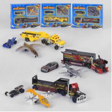 Набір машин металопластик T-R 868 E1 (144/2) 3 види, 3 штуки в коробці