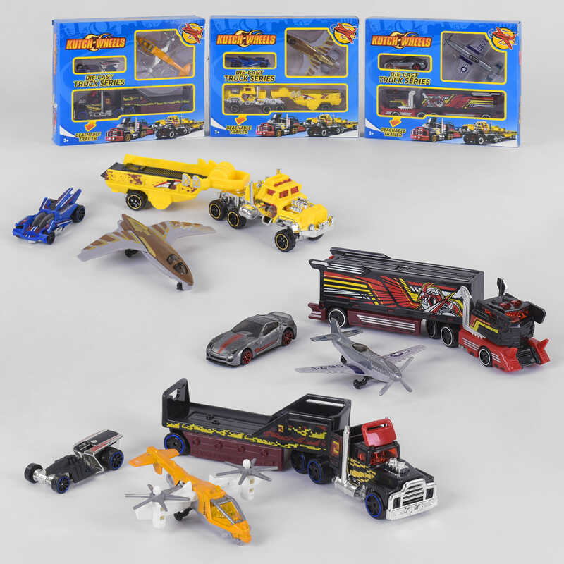 Набір машин металопластик T-R 868 E1 (144/2) 3 види, 3 штуки в коробці