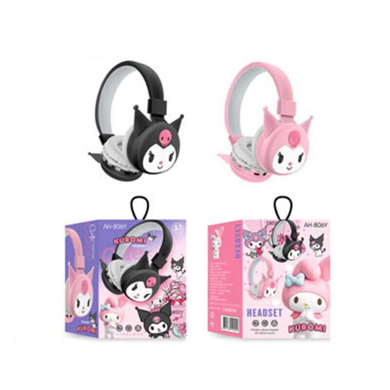 Навушники AH 806 Y (80) 2 кольори, micro USB, AUX роз’єм, управління дзвінками, роз’єм для SD карти, в коробці, ВИДАЄТЬСЯ МІКС 