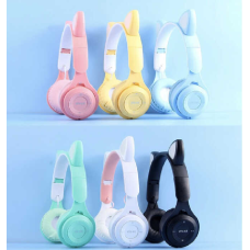 Навушники C 64887 (100) бездротові, підсвічування, Bluetooth, USB дріт, мікрофон, радіо, слот для карти пам’яті, в коробці, ВИДАЄТЬСЯ ТІЛЬКИ МІКС ВИДІВ