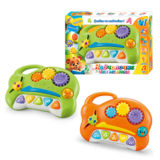Навчалочка для малюка 85825 (72/2) “WToys“, 2 кольори, ОЗВУЧУВАННЯ УКРАЇНСЬКОЮ МОВОЮ, мелодії, підсвічування, шестерні, в коробці