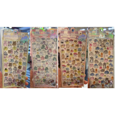 Наліпки C 70906 (480) об’ємні, в пакеті, ВИДАЄТЬСЯ ТІЛЬКИ МІКС ВИДІВ