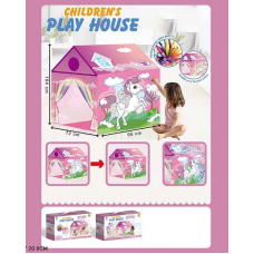 Намет 1888-6 (18) “Чарівний єдиноріг”, розмальовка, 12 фломастерів, 95х70х104 см, в коробці