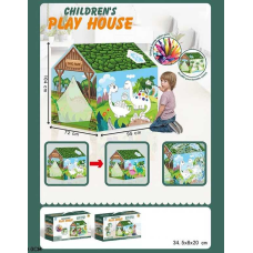 Намет 1888-7 (18) “Дино парк”, розмальовка, 12 фломастерів, 95х70х104 см, в коробці