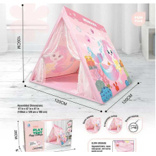 Намет 5888-12 (12) “Русалочка”, фіранки, пластиковий каркас, 120х120х105 см, в коробці