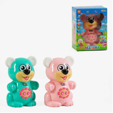 Інтерактивне ведмежа 19614 (24/2) “TK Group“, ОЗВУЧУВАННЯ УКРАЇНСЬКОЮ МОВОЮ, пісні, казки, скоромовки, загадки, вікторина, підсвічування, запис голосу, сенсорні датчики, в коробці