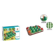 Настільна логічна гра T 247 (72/2) “Динозавряча гонка“, фігурки динозаврів, ялинковий ліс, елементи обертаються, в коробці