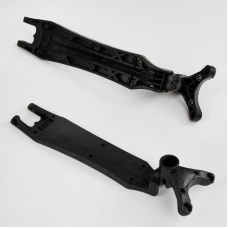 Нейлонова платформа для самокату MAXI ND - 0084/113 (84) “Best Scooter“, колір - чорний, довжина - 53.5см, ширина - 13см