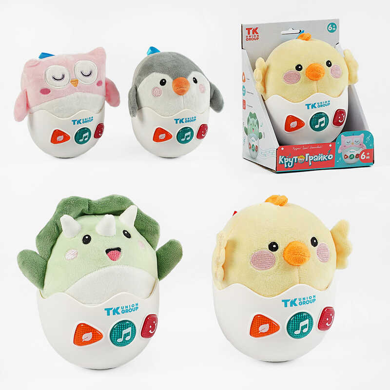 Нелягайко 31289 (36/3) “TK Group“, ОЗВУЧУВАННЯ УКРАЇНСЬКОЮ МОВОЮ, 5 казок, 5 пісень, 10 скоромовок, звуки, підсвічування, в коробці