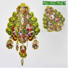 Новорічна прикраса C 30219 Ялинка (300) ЦІНА ЗА 1 ШТ,