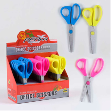 Ножиці С 36979 (30) ЦІНА ЗА 24 ШТУКИ В БЛОЦІ, 12.5 см