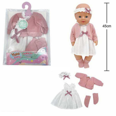 Одяг для пупса BLC 242 R (120) на пупса висотою 40-45 см, в пакеті