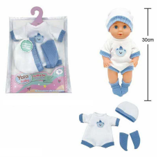 Одяг для пупса YLC 330 K (120) комбінезон, шапочка, шкарпетки, для ляльок зростом 30-35 см, у пакеті