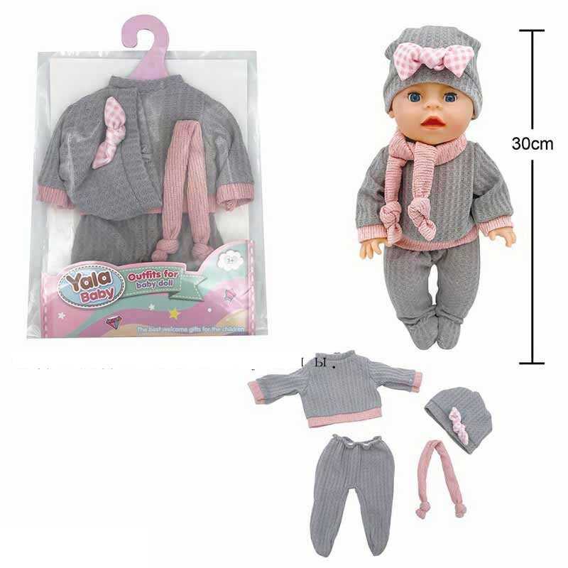 Одяг для пупса YLC 335 B (120) на пупса висотою: 30-35 см, в пакеті