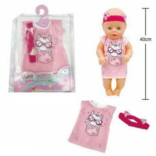 Одяг для пупса YLC 340 G (120) аксесуар на голову, сукня, для ляльок зростом 30-35 см, у пакеті