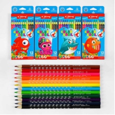 Олівці C 61927 (240) 4 види, 12 кольорів, в коробці, ВИДАЄТЬСЯ ТІЛЬКИ МІКС ВИДІВ