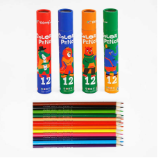 Олівці C 62002 (192) 4 види, 12 кольорів, в тубі, ВИДАЄТЬСЯ ТІЛЬКИ МІКС ВИДІВ