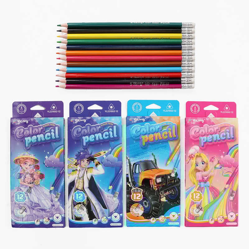 Олівці C 72682 (240) 4 види, 12 штук, зі стирачками, в коробці, ВИДАЄТЬСЯ ТІЛЬКИ МІКС ВИДІВ Олівці C 72682 (240) 4 види, 12 штук, зі стирачками, в коробці, ВИДАЄТЬСЯ ТІЛЬКИ МІКС ВИДІВ