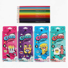 Олівці C 72684 (240) 4 види, 12 штук, в коробці, ВИДАЄТЬСЯ ТІЛЬКИ МІКС ВИДІВ