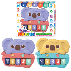 Піаніно “Музичні експерименти“ 93132 (72) “WToys“, 2 кольори, ОЗВУЧУВАННЯ УКРАЇНСЬКОЮ МОВОЮ, 4 пісні, 5 казок, ноти, цифри,  в коробці
