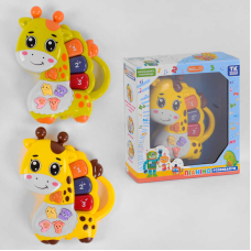 Піаніно 42925 (60) “ТК Group“, 2 види, ОЗВУЧУВАННЯ УКРАЇНСЬКОЮ МОВОЮ, “Жирафчик“, підсвічування, вивчення цифр, мелодії, пісні, в коробці