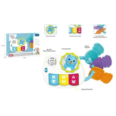 Піаніно 6650 (72) звук, підсвічування, тріскачка, в коробці