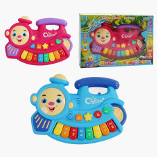 Піаніно музичне 58367 (60) “WToys“, ОЗВУЧУВАННЯ УКРАЇНСЬКОЮ МОВОЮ, музичні ноти, цифри, мелодії, пісні, підсвічування, в коробці