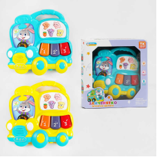 Піаніно “Зайченятко” TK - 27045 (120) “TK Group“, ОЗВУЧУВАННЯ УКРАЇНСЬКОЮ МОВОЮ, підсвічування, міні-ігри, пісні, в коробці