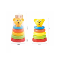 Пірамідка 617-39 (120/2) “Ведмедик”, висота 19 см, в сітці