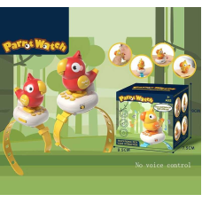 Інтерактивний браслет 2024-1 (96) “повторюшка”, звуки тварин, мелодії, свисток, рухається, мотузочка на шию, знімний браслет, в коробці