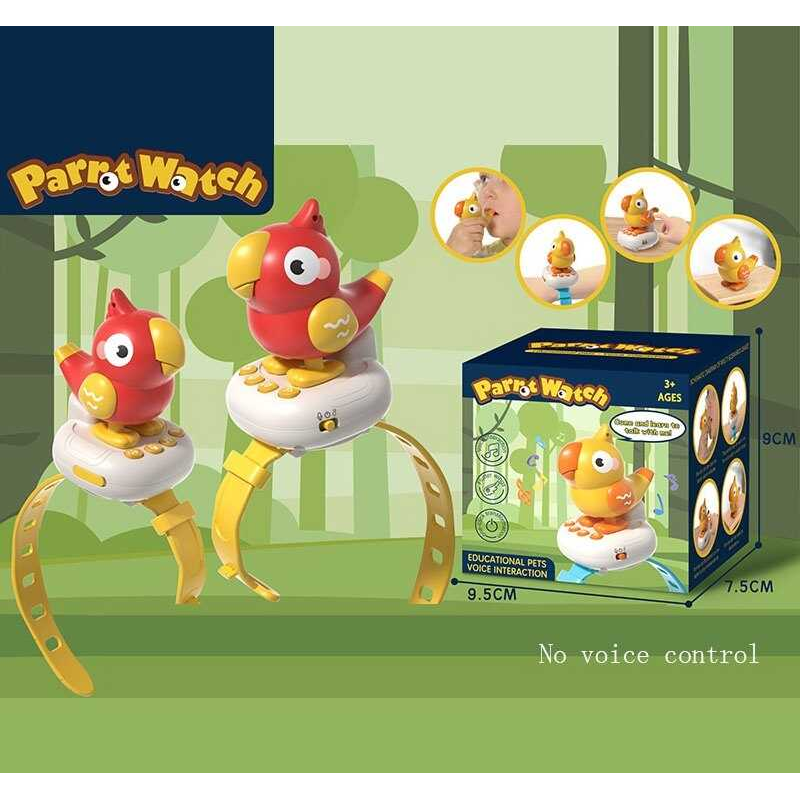 Інтерактивний браслет 2024-1 (96) “повторюшка”, звуки тварин, мелодії, свисток, рухається, мотузочка на шию, знімний браслет, в коробці