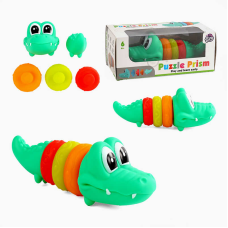 Пірамідка XQ 9934 A (144/2) “Крокодил”, гумова, 5 елементів, в коробці