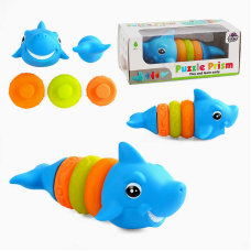 Пірамідка XQ 9934 B (144/2) “Акула”, гумова, 5 елементів, в коробці