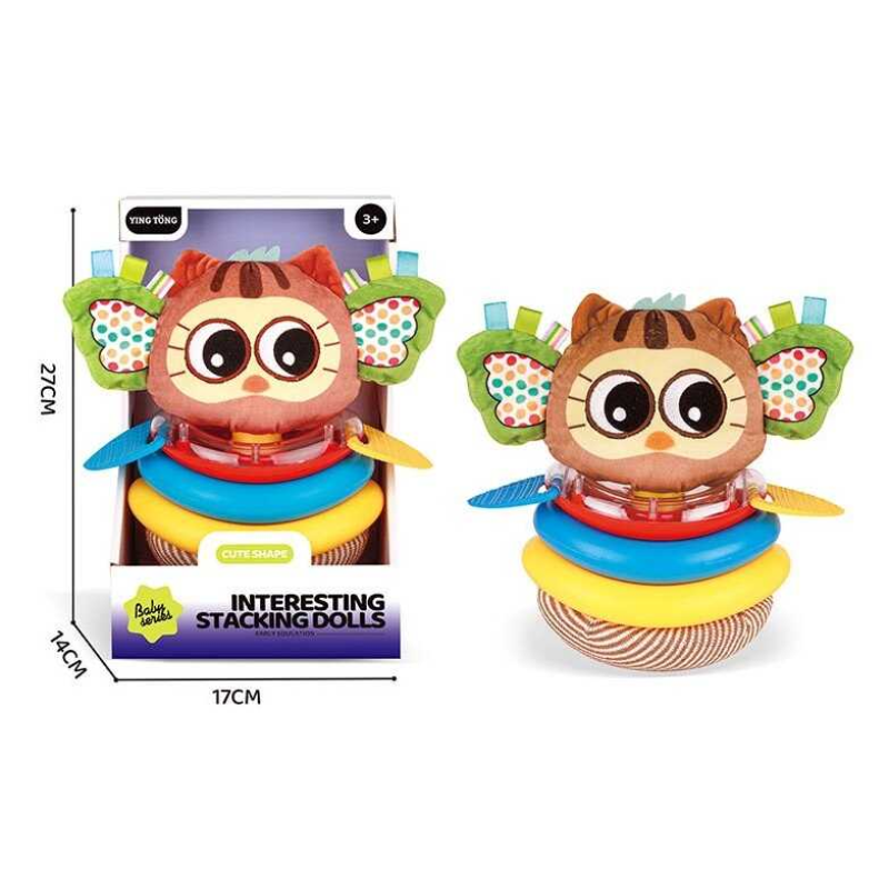 Пірамідка YT 24-76 (48/2) висота: 23 см, 3 кільця, прорізувачі, брязкальце, в коробці Пірамідка YT 24-76 (48/2) висота: 23 см, 3 кільця, прорізувачі, брязкальце, в коробці