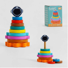 Пірамідка С 58108 (60) “Сонячна система“, 16см, у коробці