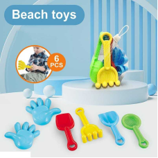 Пісочний набір 666-117 TC (360) 6 елементів, в сітці