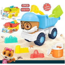 Пісочний набір 733-366 (36/2) 3 кольори, граблі, лопатка, 3 формочки, лійка, в сітці,ВИДАЄТЬСЯ ТІЛЬКИ МІКС ВИДІВ