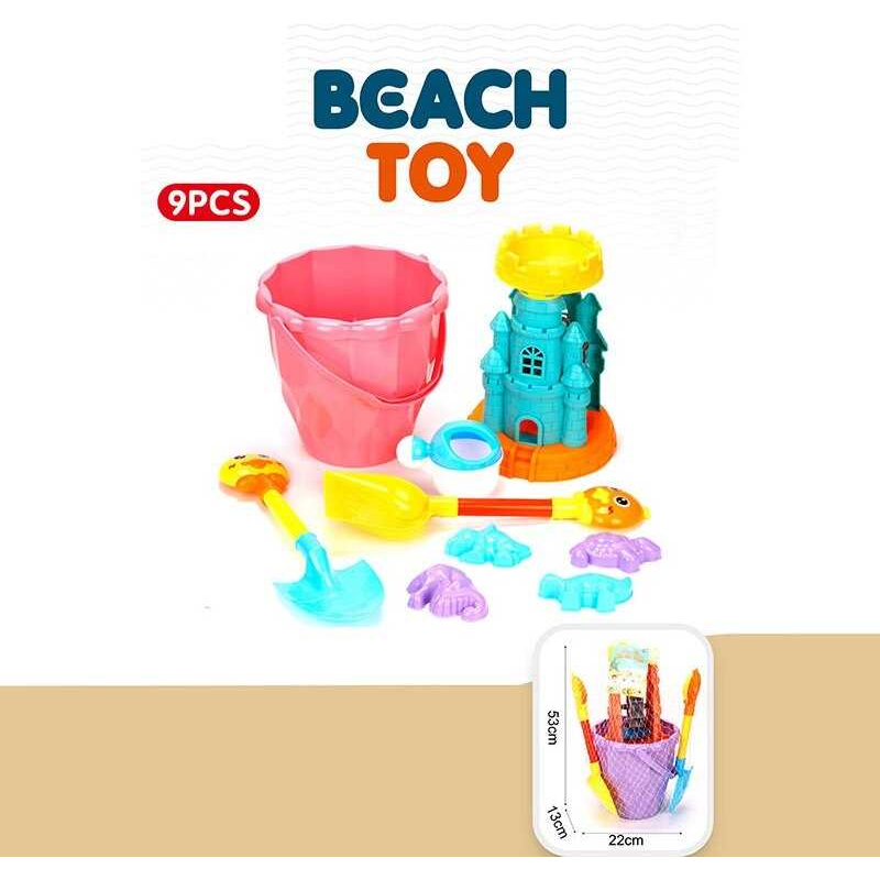 Пісочний набір YF 3688 (20) 9 елементів, 2 лопатки, 4 форми, відро, млин, в сітці Пісочний набір YF 3688 (20) 9 елементів, 2 лопатки, 4 форми, відро, млин, в сітці