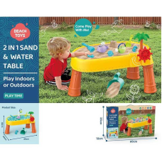 Пісочниця HG 1126 (6) набір для піску, лійка, формочки, млин, в коробці