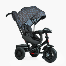 Велосипед 3-х кол. 8066 / 107-10 BestTrike “Perfetto“ (1) поворотне сидіння, колеса гумові надувні, кошик, фара музична, USB, Bluetooth, в коробці