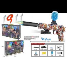 Пістолет G 940-3 D (36) акумулятор 3.7 V, стріляє орбізами, лазерний приціл, глушник із підсвічуванням, магазин, захисні окуляри, орбізи, в коробці